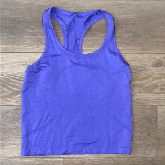Purple Racerback Tank Top - Picture 1 of 2
